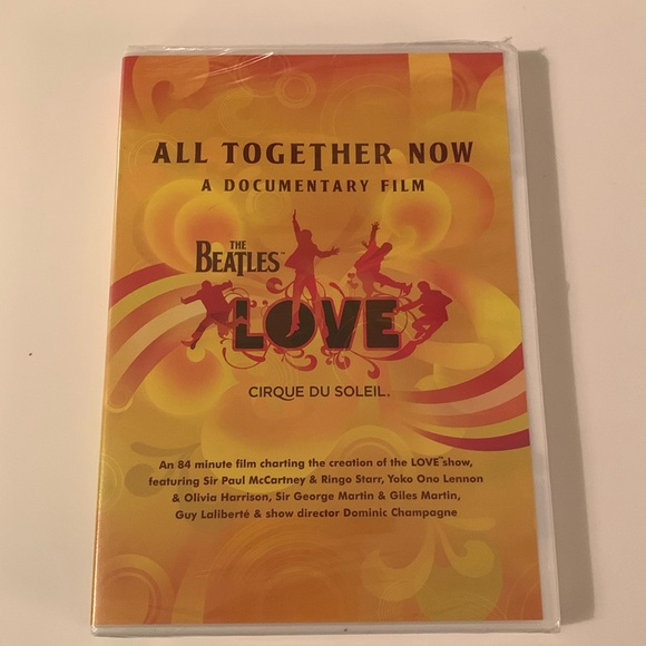 The Beatles LOVE All Together Now A Documentary Film DVD, 2008 NEW sealed - Picture 1 of 6